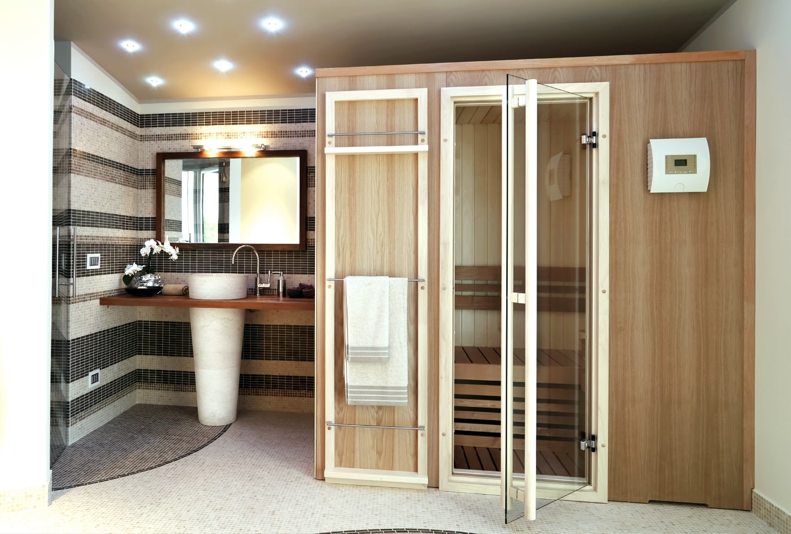 Маленькая сауна в квартире