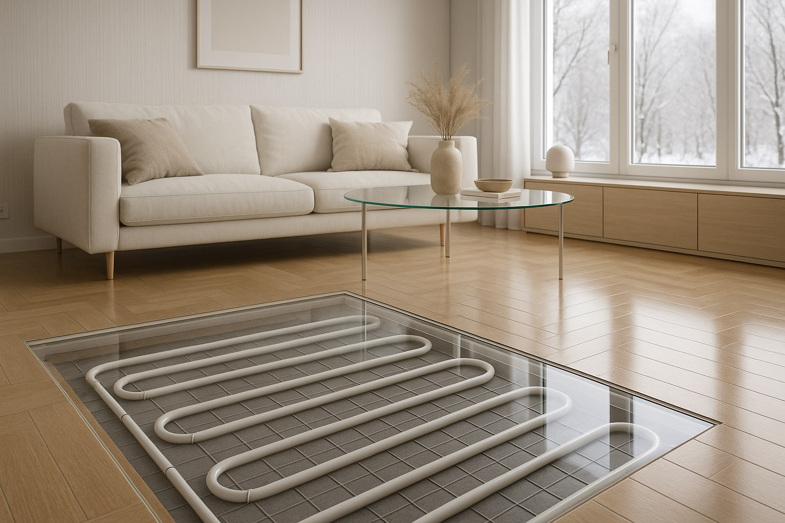 Водяной тёплый пол в квартире